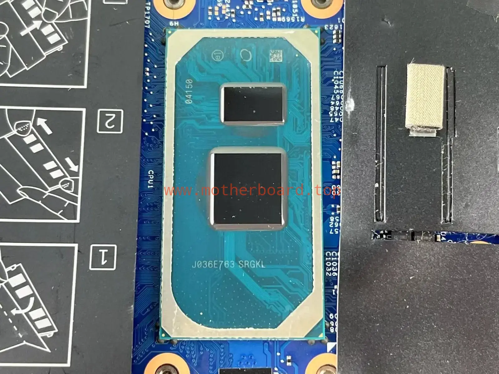 0RHCDN For Dell Vostro 15 5501 14 5401 Laptop Motherboard 19812-1 I5-1035G1 CPU 4