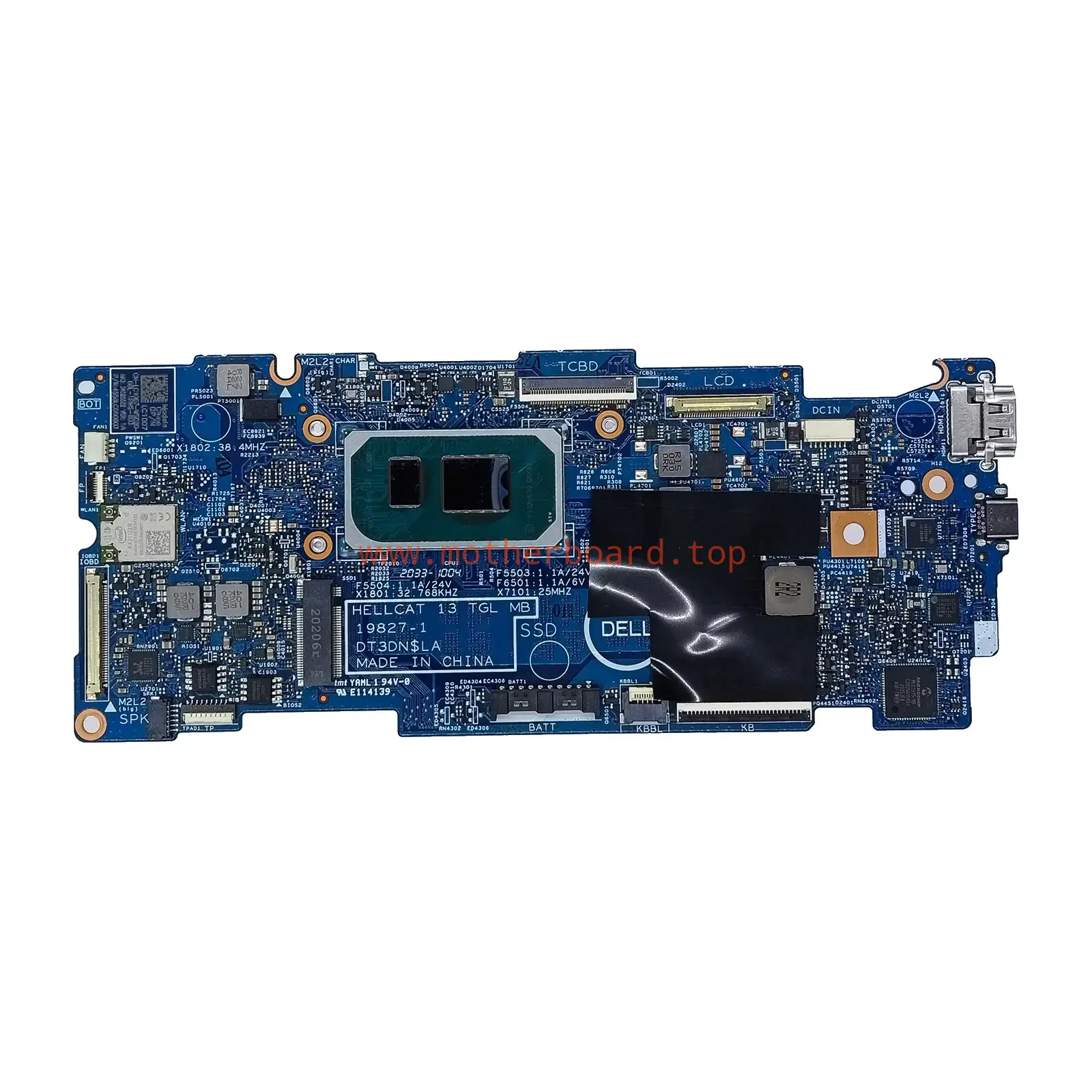 0FCDVH For Dell Inspiron 7306 2-in-1 Black Motherboard 19827-1 i5-1135G7 8GB 2