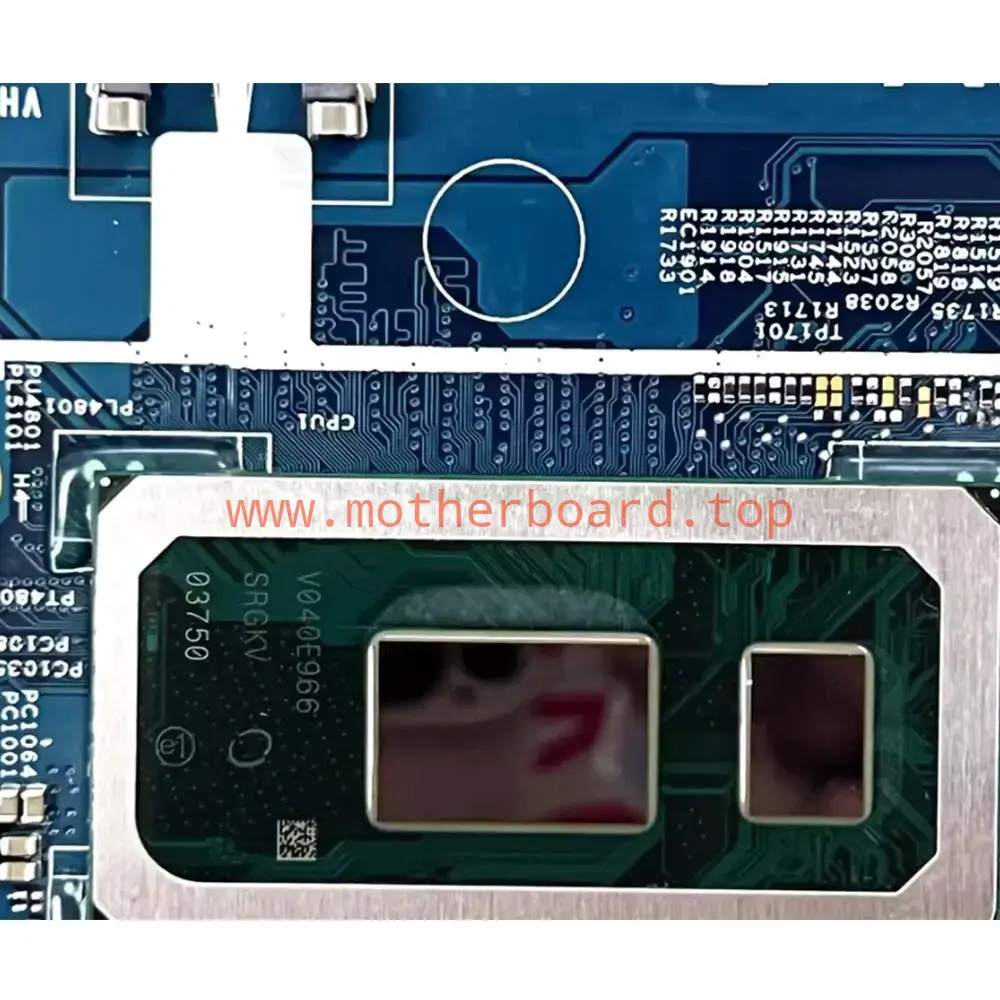 For Dell Latitude 5310 i7-10610U Laptop Motherboard 19842-1 0KT2NC KT2NC 3