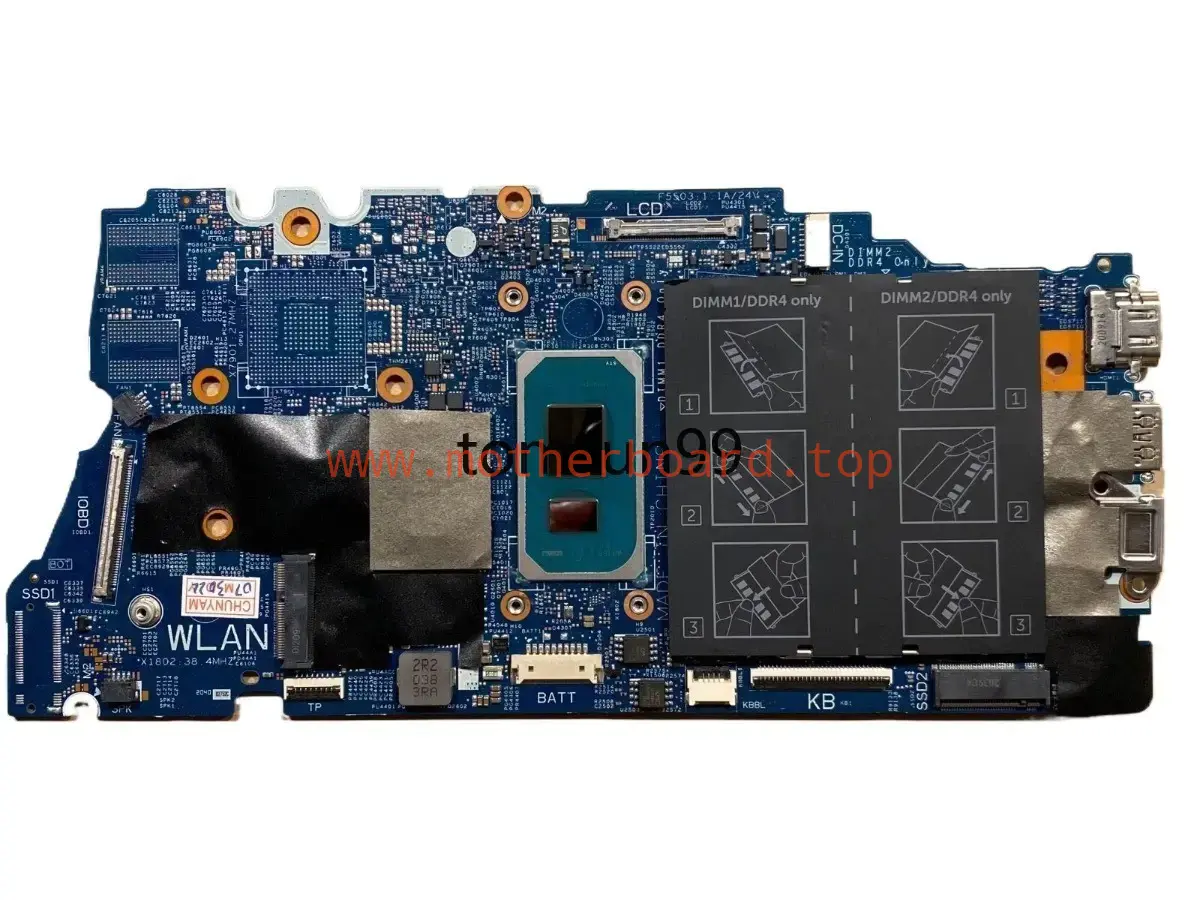 For Dell Inspiron 7306 2-in-1 5406 2-in-1 Motherboard 19860-1 0VMRNH i7-1165G7
