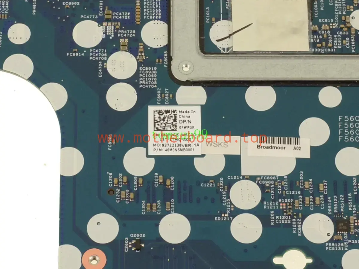 For Dell Latitude 5521 / Precision 3561 Motherboard 203040-1 FWPGK i5-11400H CPU 3