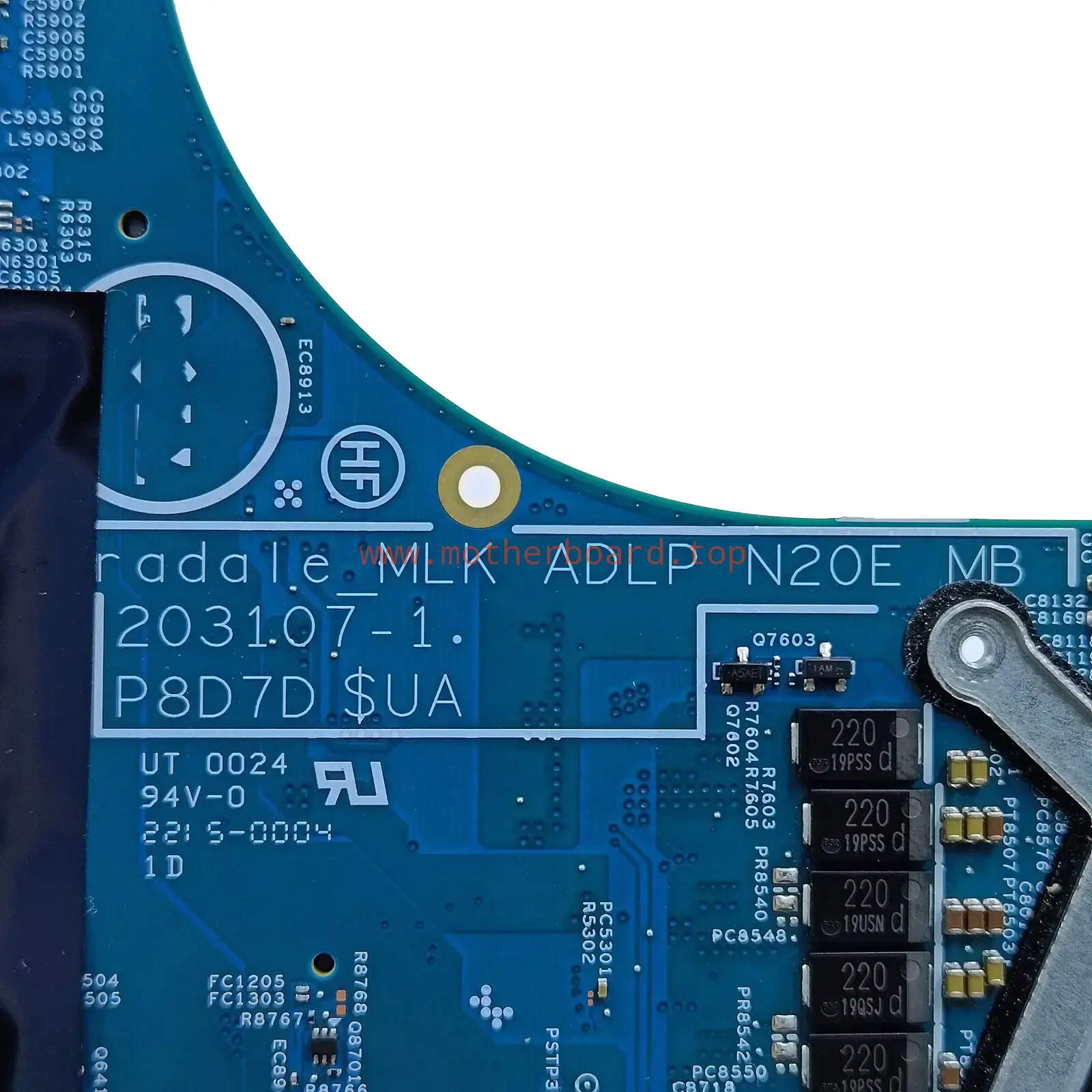 For Dell XPS I7 9720 i7-12700H RTX3060 Laptop Motherboard 203107-1 0VWCRD 3
