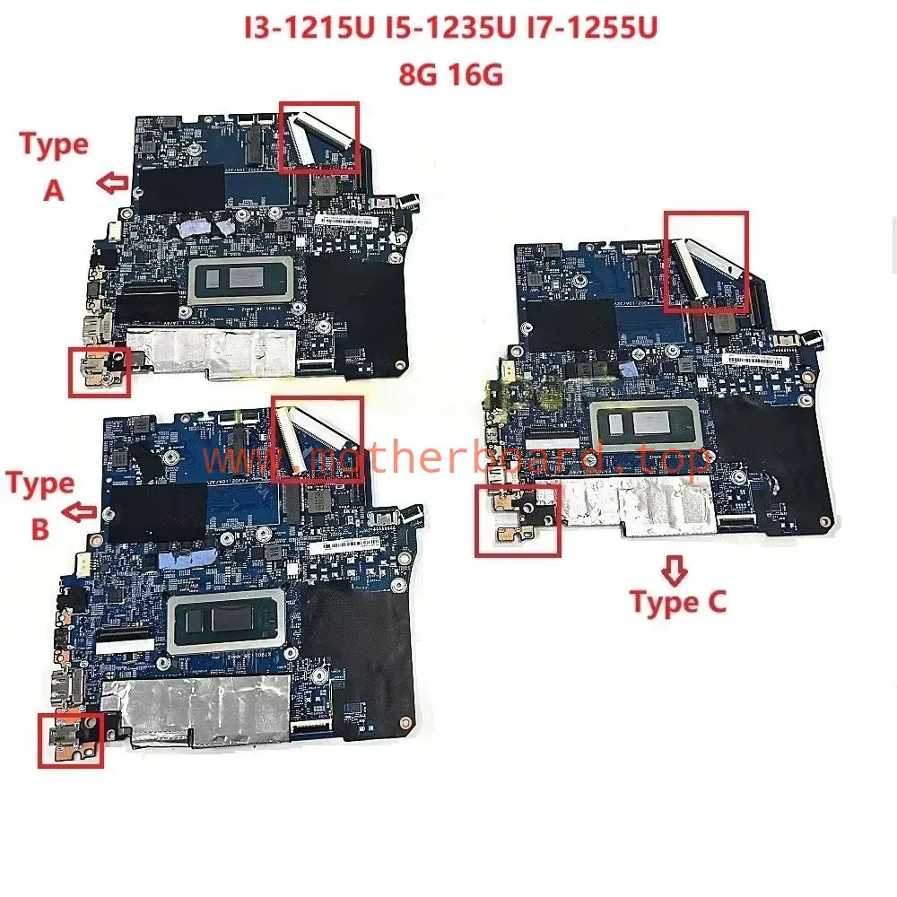 213062-1 For Lenovo IdeaPad Flex 5 14IAU7 Motherboard 213062-1N I3 I5 I7 8G 16G