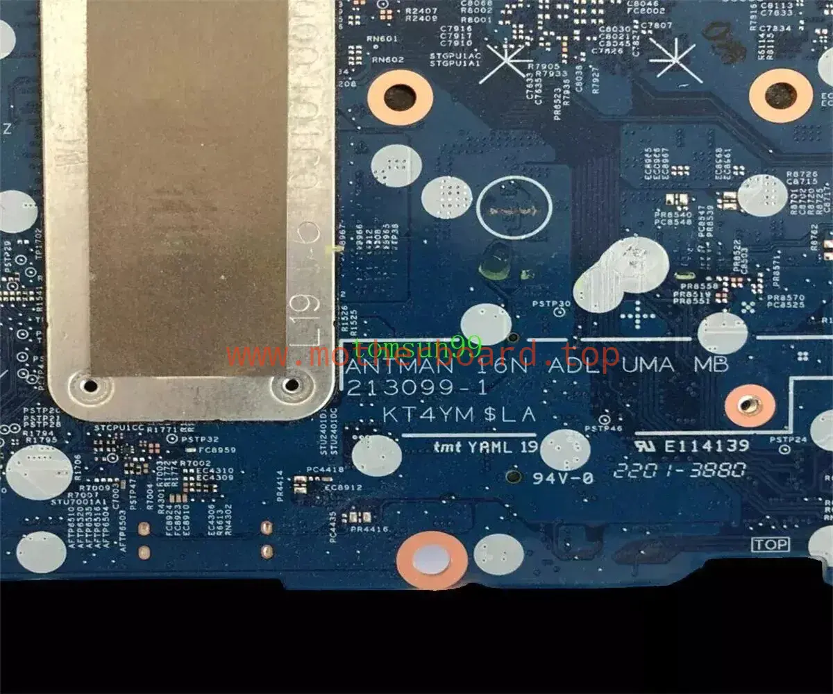 For Dell Inspiron 16 7620 2-in-1 Motherboard 213099-1 YJT42 C6HV0 i7-1260P CPU 4