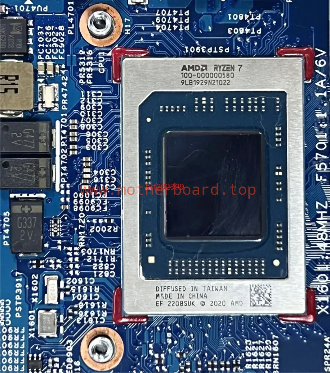For HP 15-EU Laptop Motherboard 213132-1 With R7 5825 CPU M90490-601 Tested OK 3