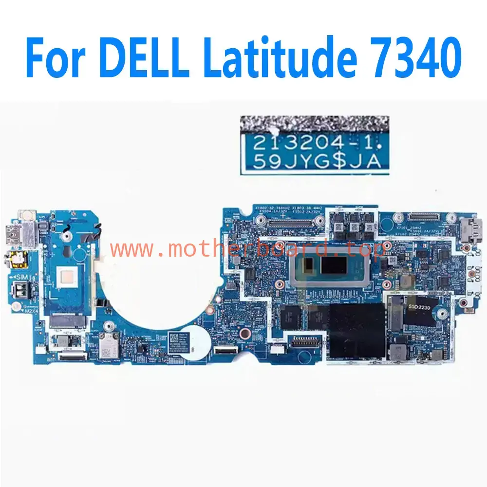 For DELL 7340 Laptop Motherboard 213204-1 i5-1345U 08NH88