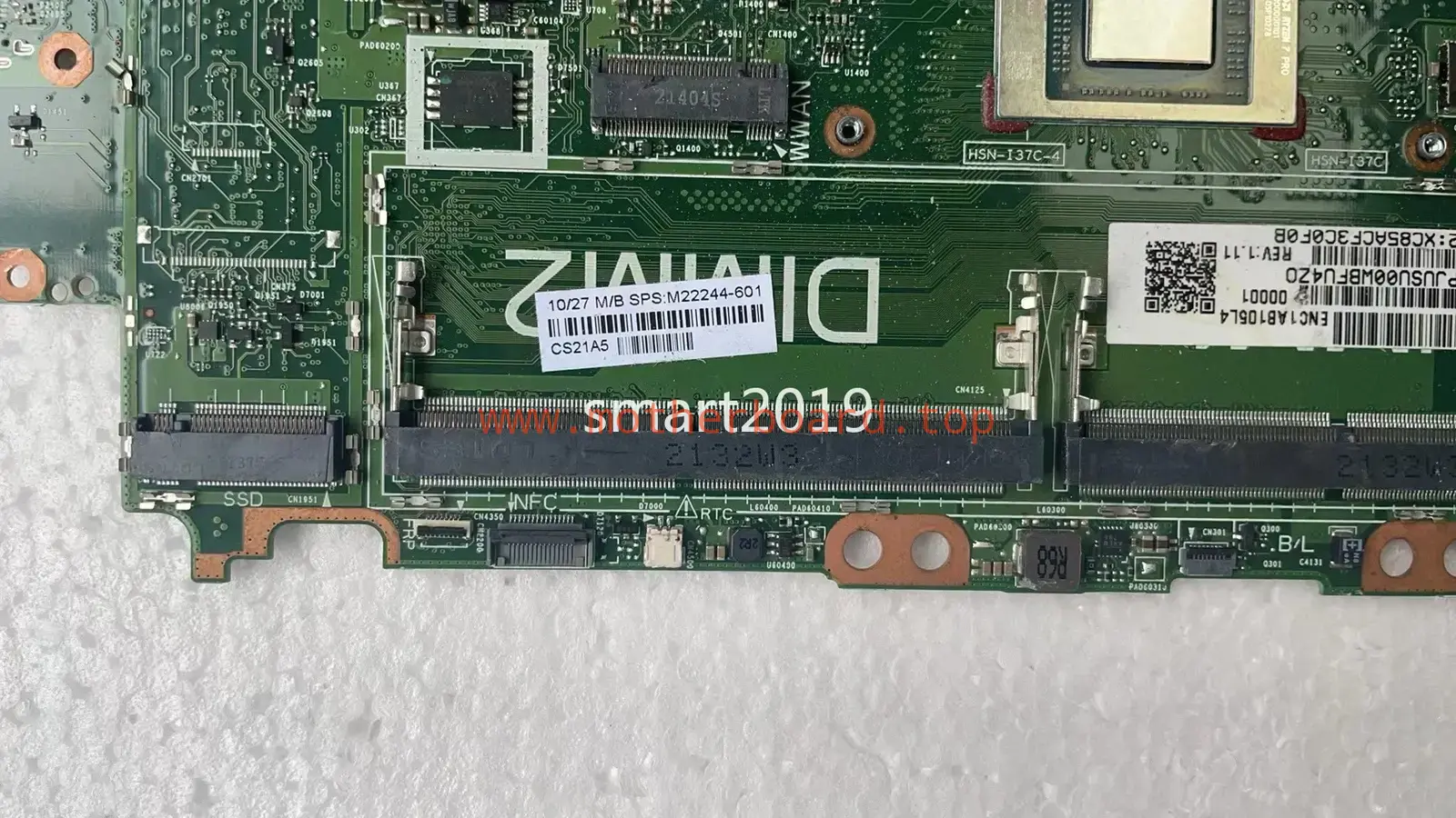 For HP EliteBook 835 G7 845 G7 Laptop Motherboard M22244-601 W/ R7 Pro 4750 CPU 4