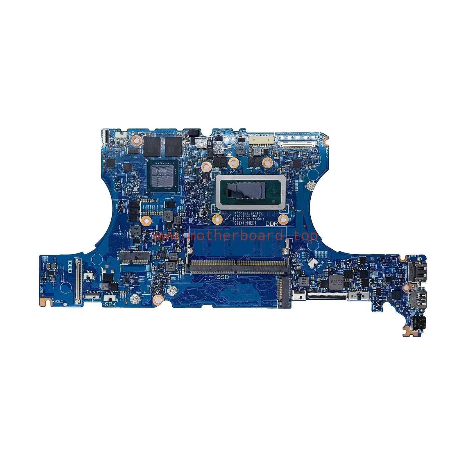 0FNPX0 For Dell Inspiron 16 5620 DDR5 Motherboard 223007-1 i5-1240P 8GB RTX2050 2