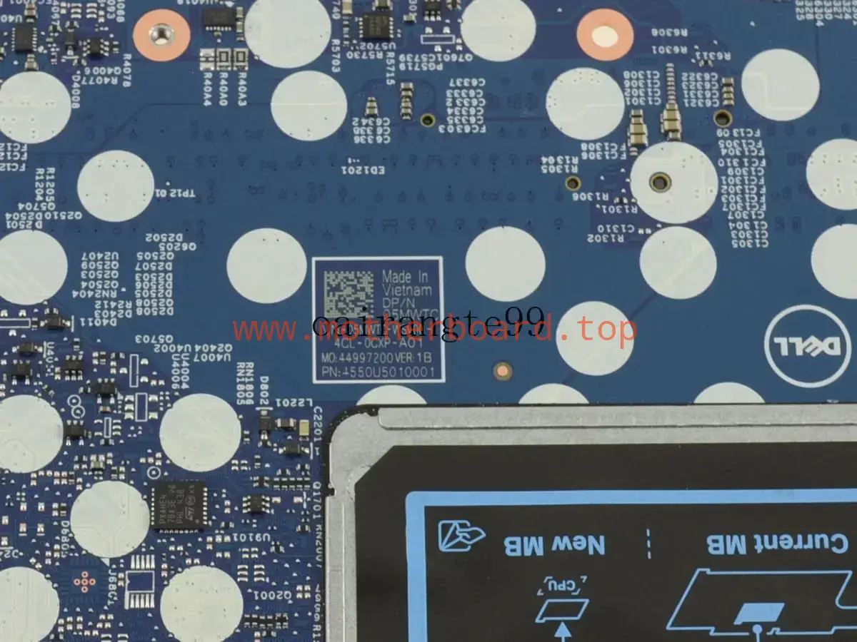 For Dell Latitude 5550 / Precision 3590 Motherboard 5MWTC Ultra 5 125U 223111-1 4