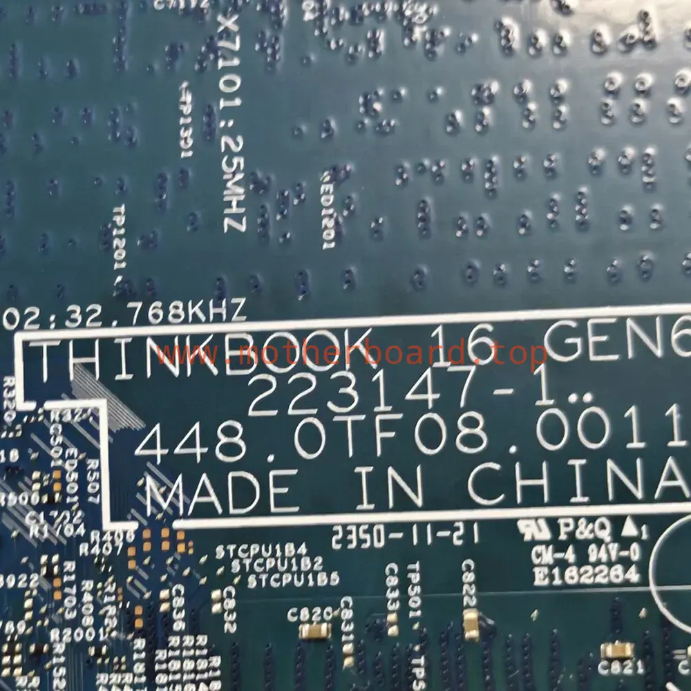 For Lenovo ThinkBook 16 G6 IRL i7-13700H Laptop Motherboard 223147-1 2