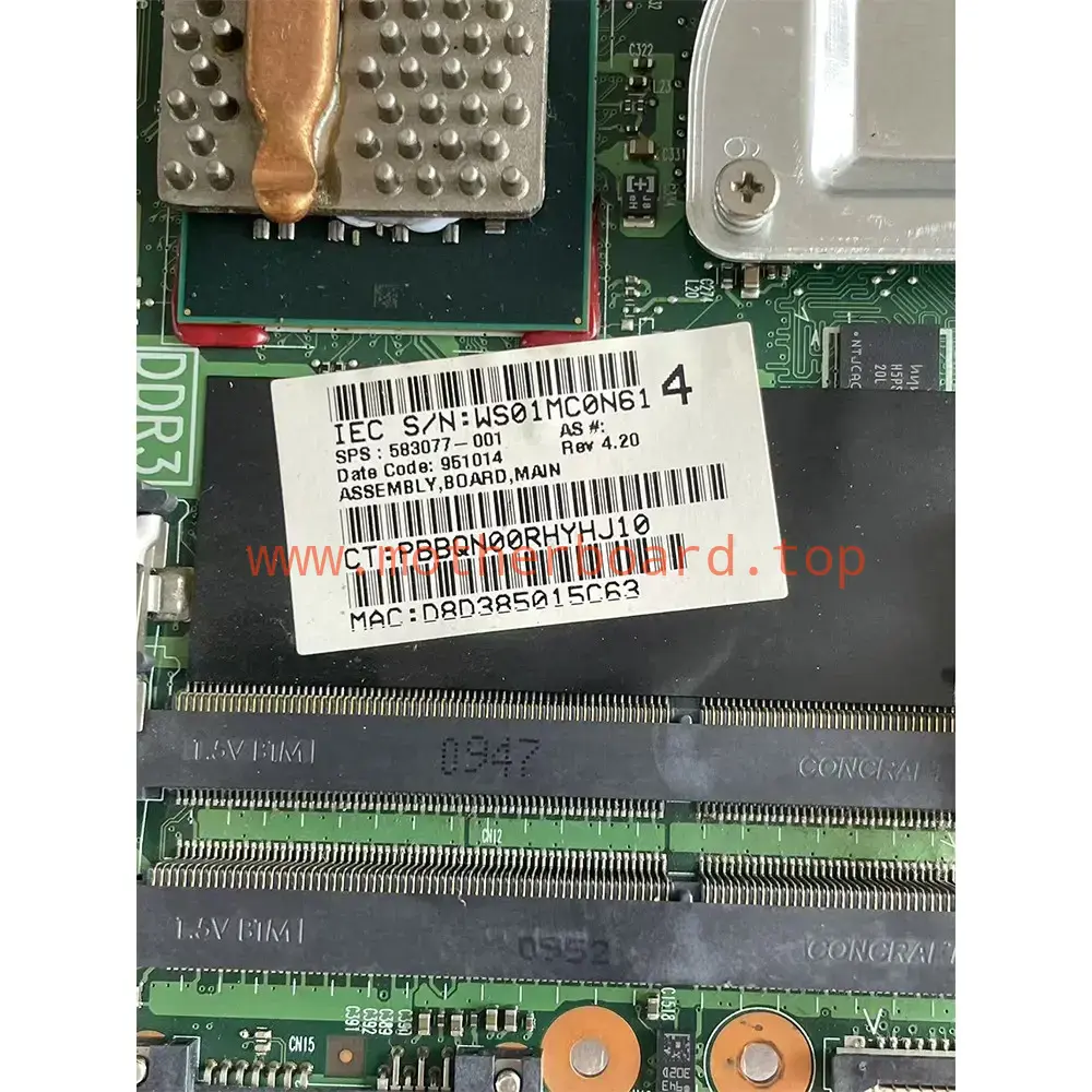 583077-001 6050A2297301 For HP 4410s 4510s 4710s Motherboard 4