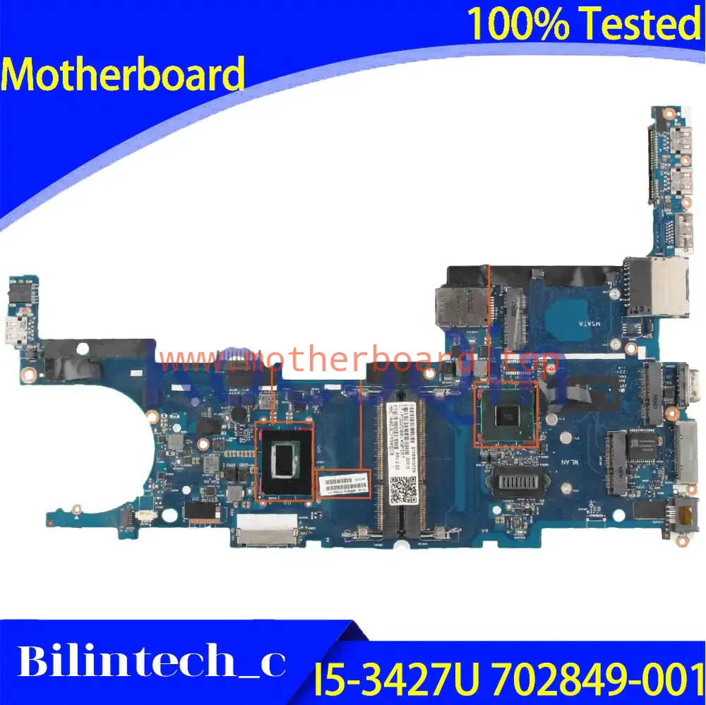 FOR HP Elitebook Folio 9470M Motherboard I5-3427U 6050A2514101-MB-A02 702849-001