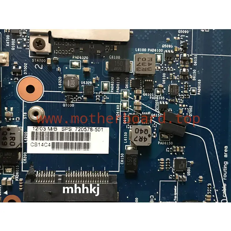 For HP ENVY15-J Motherboard 6050A2555101 720578-501/ 720578-001/ 720578-601 4