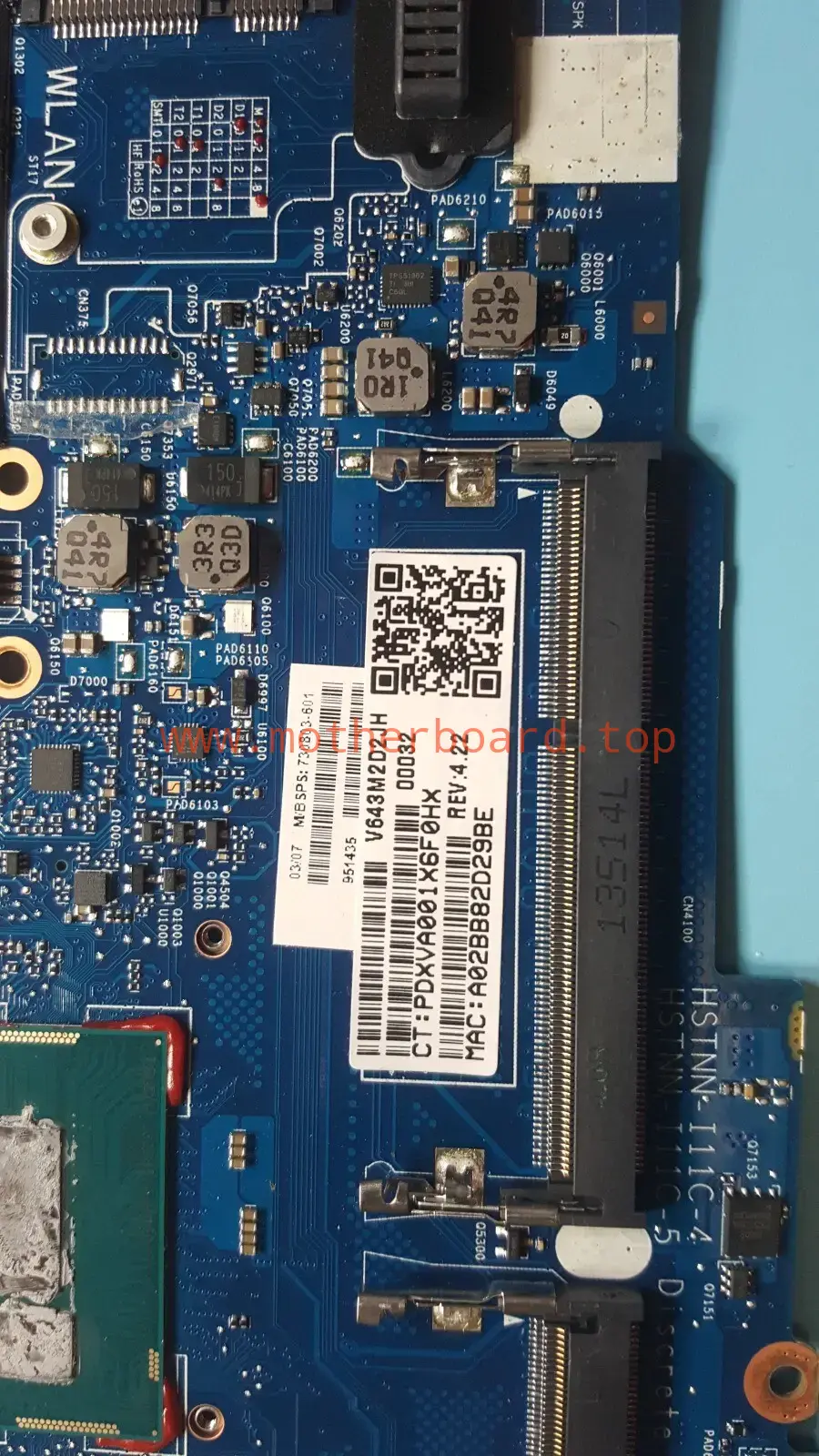 HP MOTHERBOARD 6050A2559101-MB-A02 730803-001 FOR ELITEBOOK 850 2