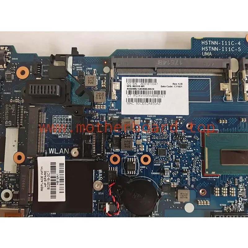 802519-001 6050A2560201 For HP EliteBooK 840 850 G1 Motherboard I7-4600U Test OK 2