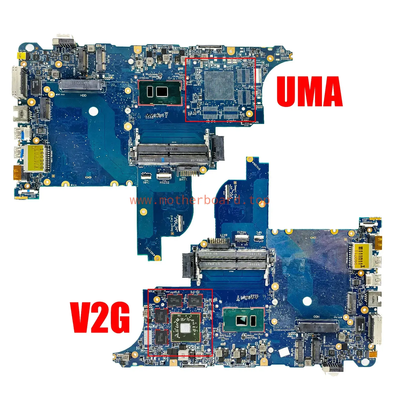 For HP Mainboard Probook 640 G2 650 G2 Laptop Motherboard 6050A2723701​​ W/CPU 2