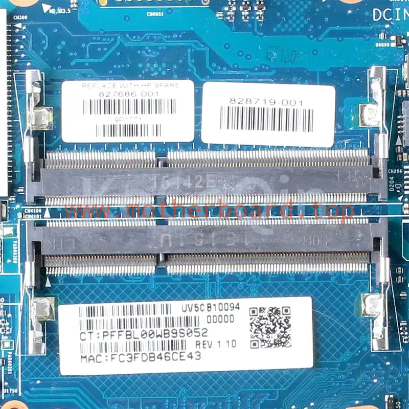 6050A2730801 For HP 14-AC Mainboard i3-6100U I5-6200U R5 M430 2G 827686-001 4