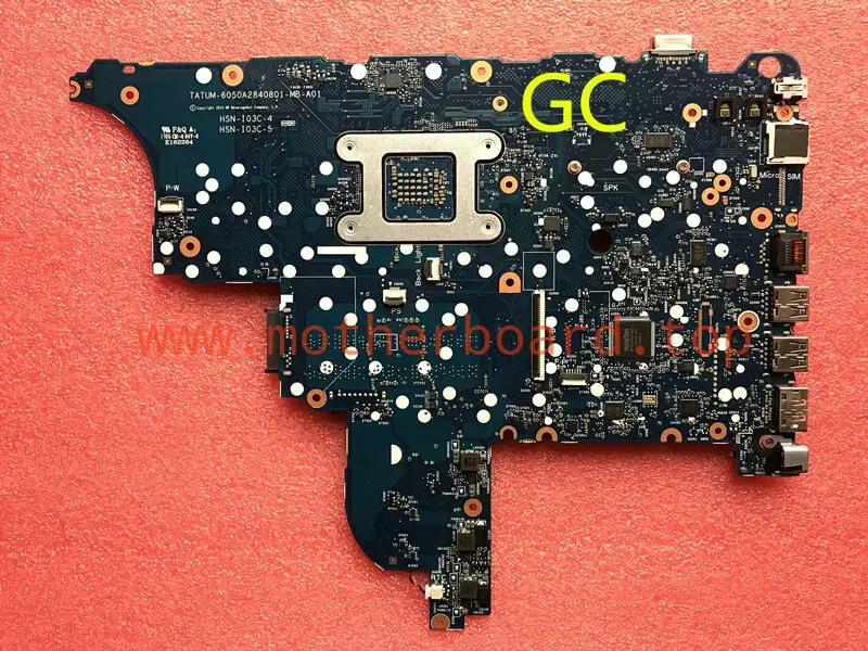For HP 655 645 G3 6050A2840801 916803-501 A10-8730 CPU Laptop Motherboard 2