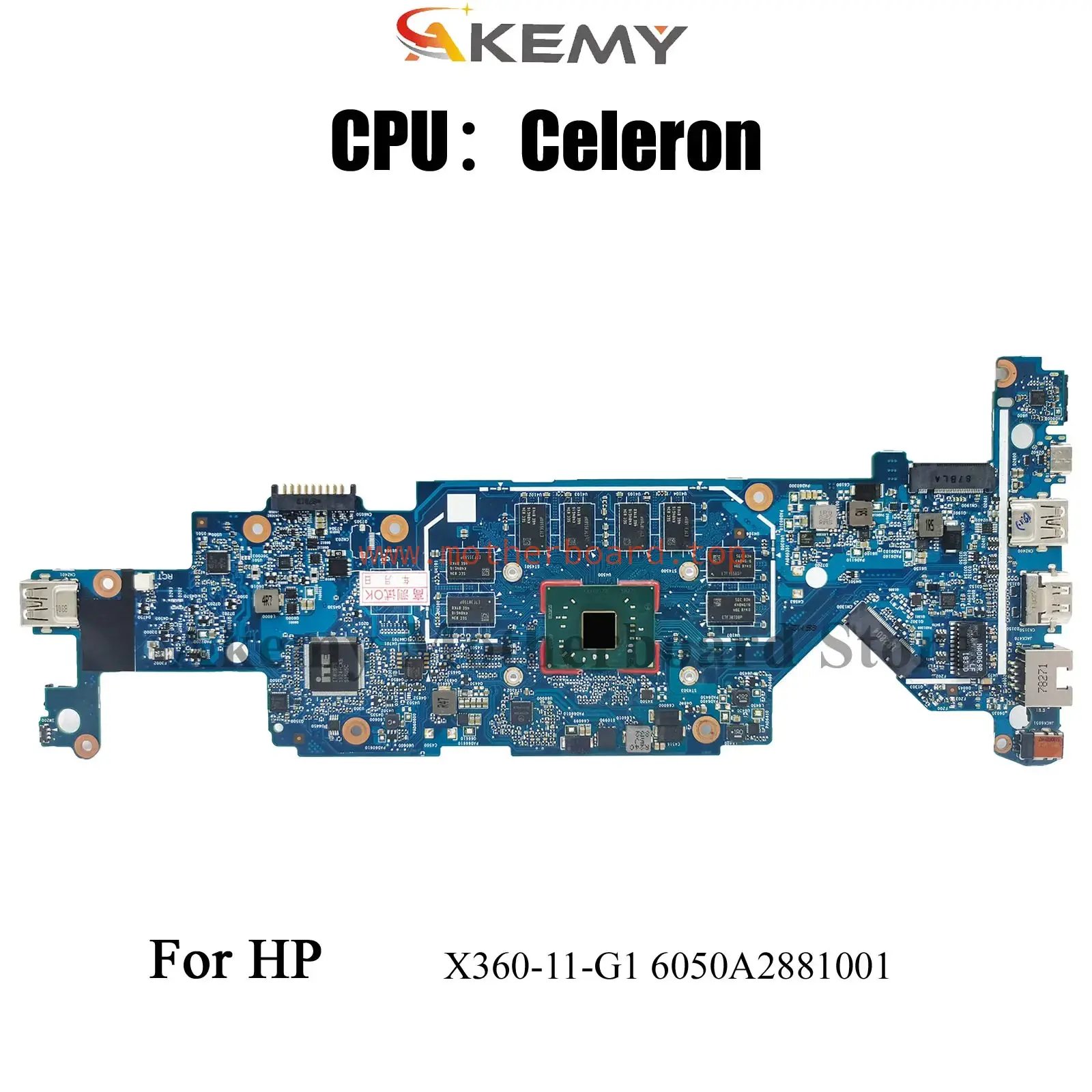 Laptop Motherboard For HP ProBook X360 11 G1 EE 6050A2881001 917103-601 917104