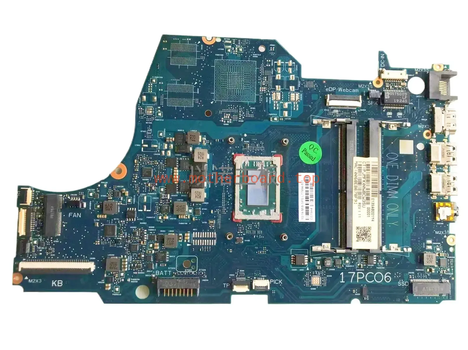 L77994-601 for HP 17-CA Motherboard AMD Ryzen 3700U L77994-601 6050A3056601