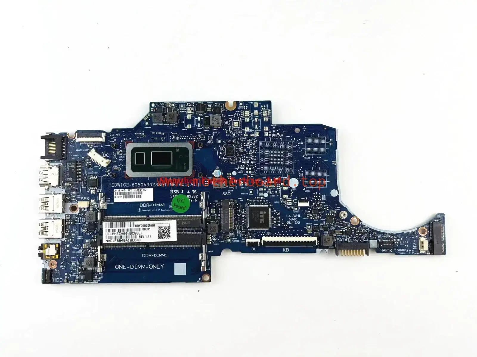 L48651-601 6050A3155301 For HP 14-CF Laptop Motherboard intel i3-8145U CPU