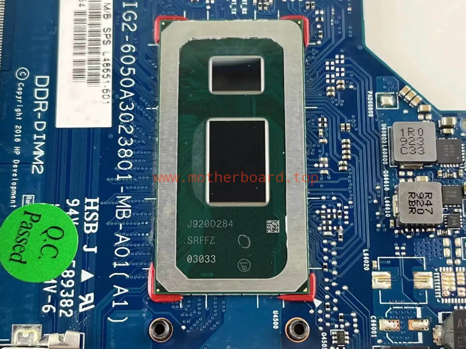 L48651-601 6050A3155301 For HP 14-CF Laptop Motherboard intel i3-8145U CPU 4