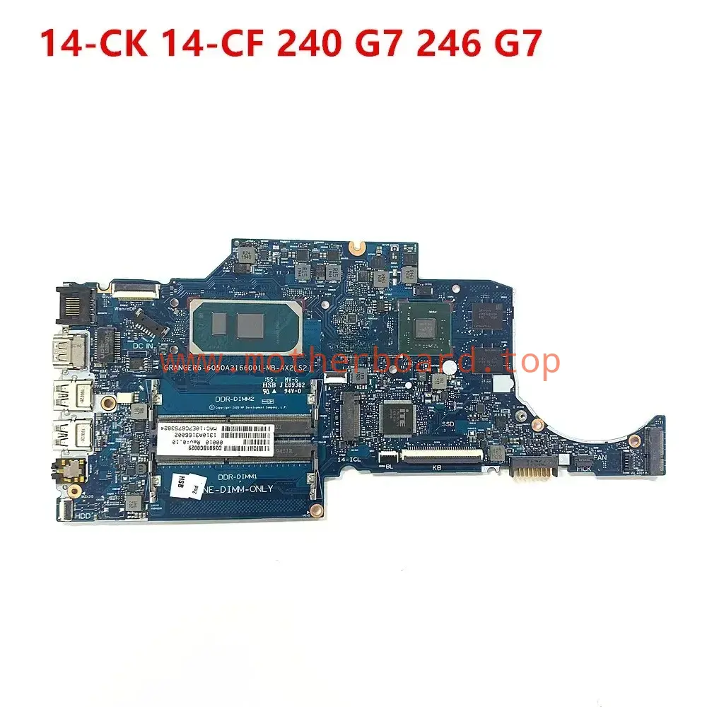 TPN-I131 Motherboard For HP 14-CK 14-CF 240 G7 i5-1035G1 L92614-601 6050A3166001