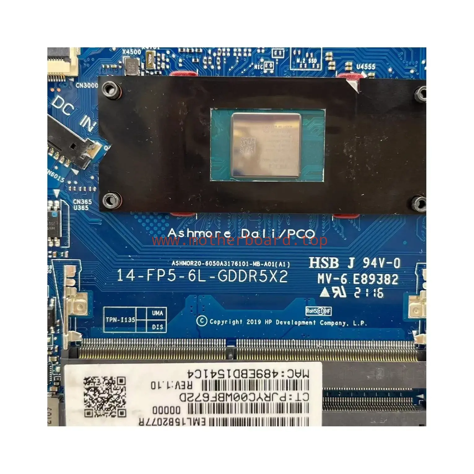 6050A3176101 For HP 14-DK Laptop Motherboard With AMD 3050U CPU L86471-601 DDR4 3