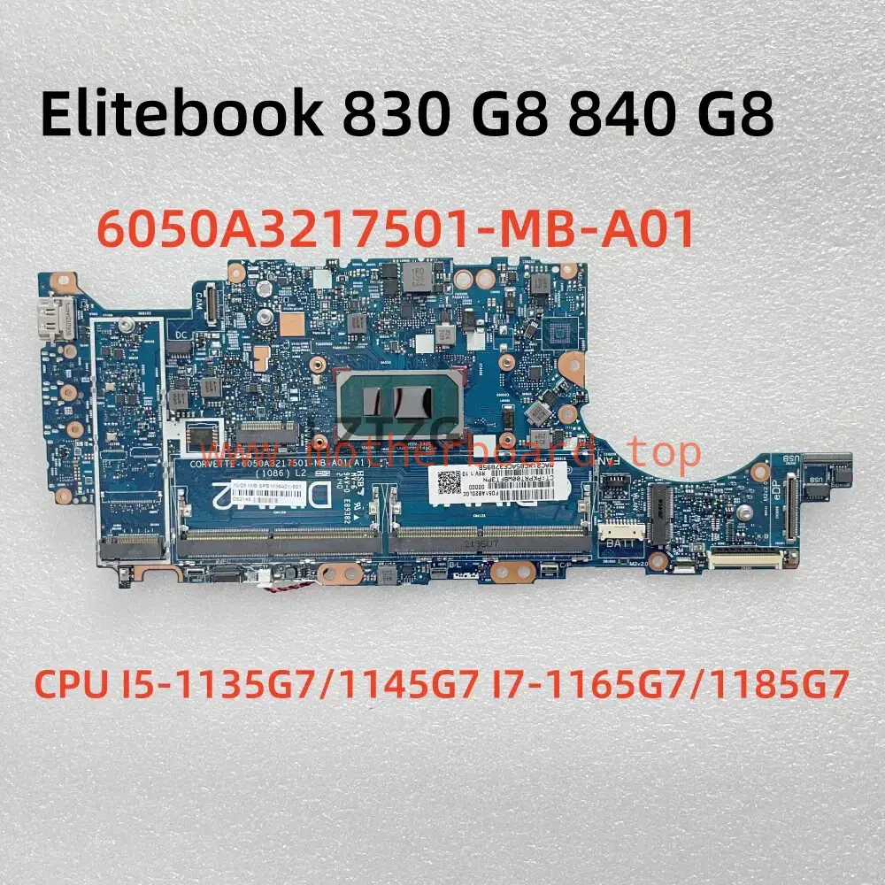 6050A3217501-MB-A01 For HP EliteBook 830 G8 840 G8 Motherboard I5 I7 M36403-601