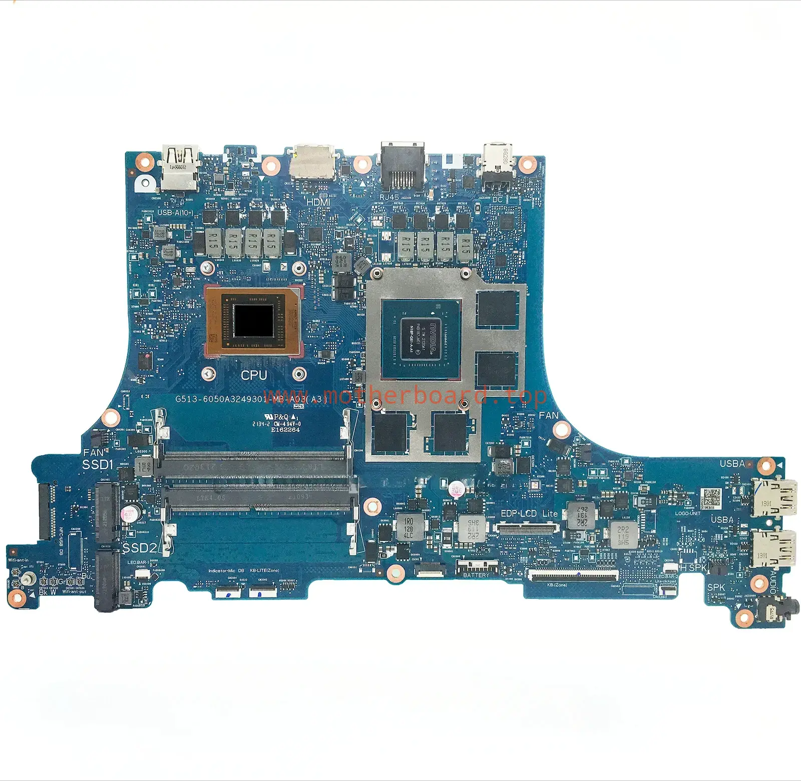 For ASUS G513 G513-6050A3249301-MB-A04 Laptop Motherboard R7 4800H GTX1650
