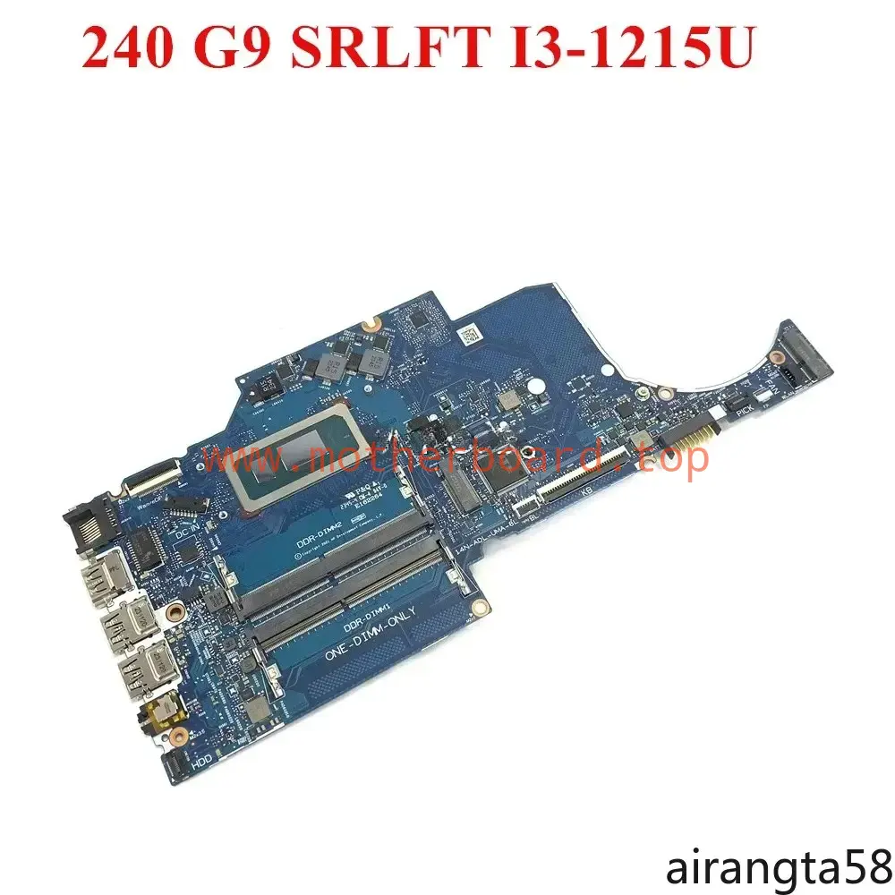 For HP 240 G9 14-CF Laptop Motherboard 6050A3354201 SRLFT I3-1215U