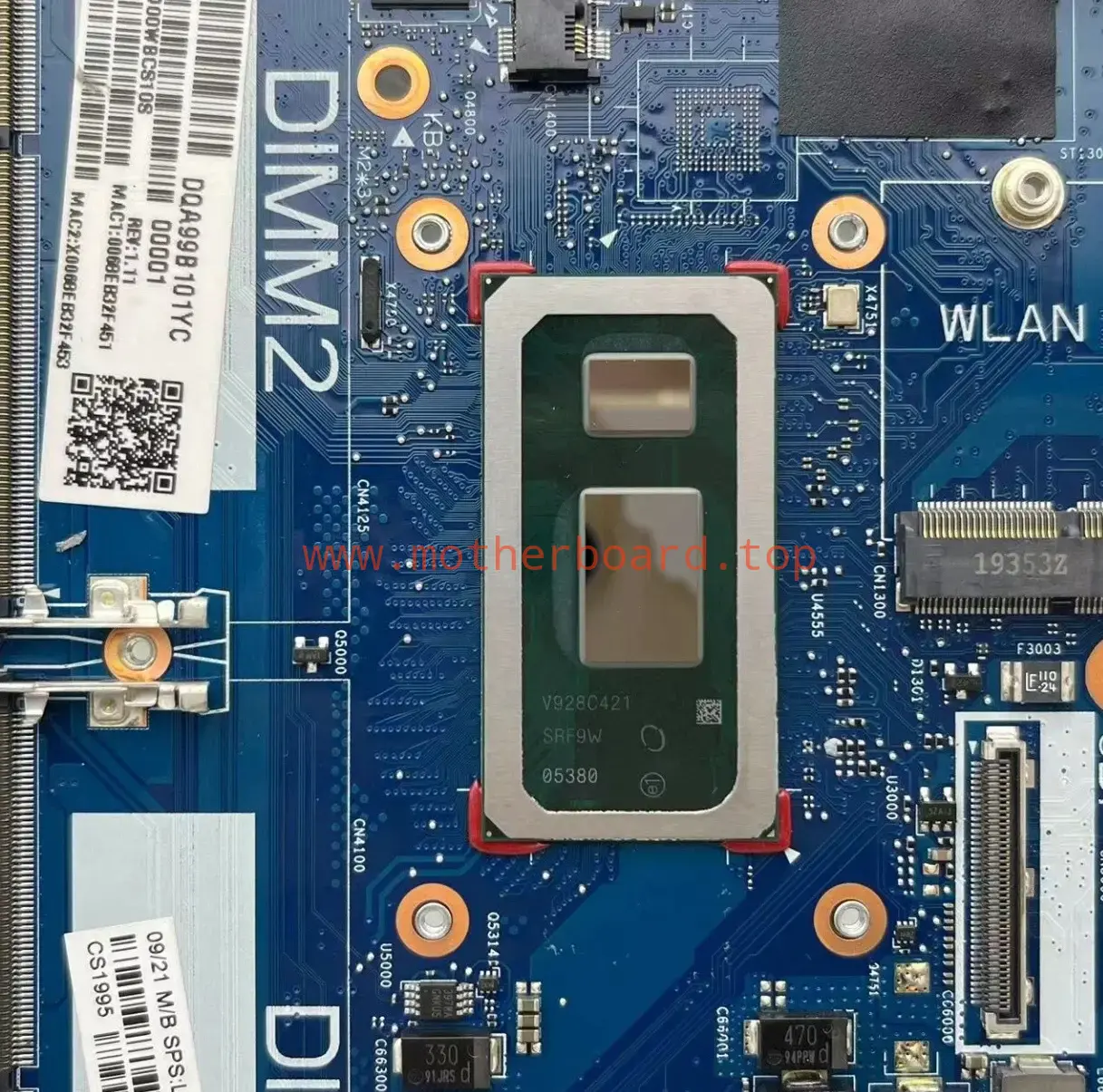 For HP 830 836 G6 Motherboard I7-8665U CPU 6050A3022401 L60638-601 L60638-001 4
