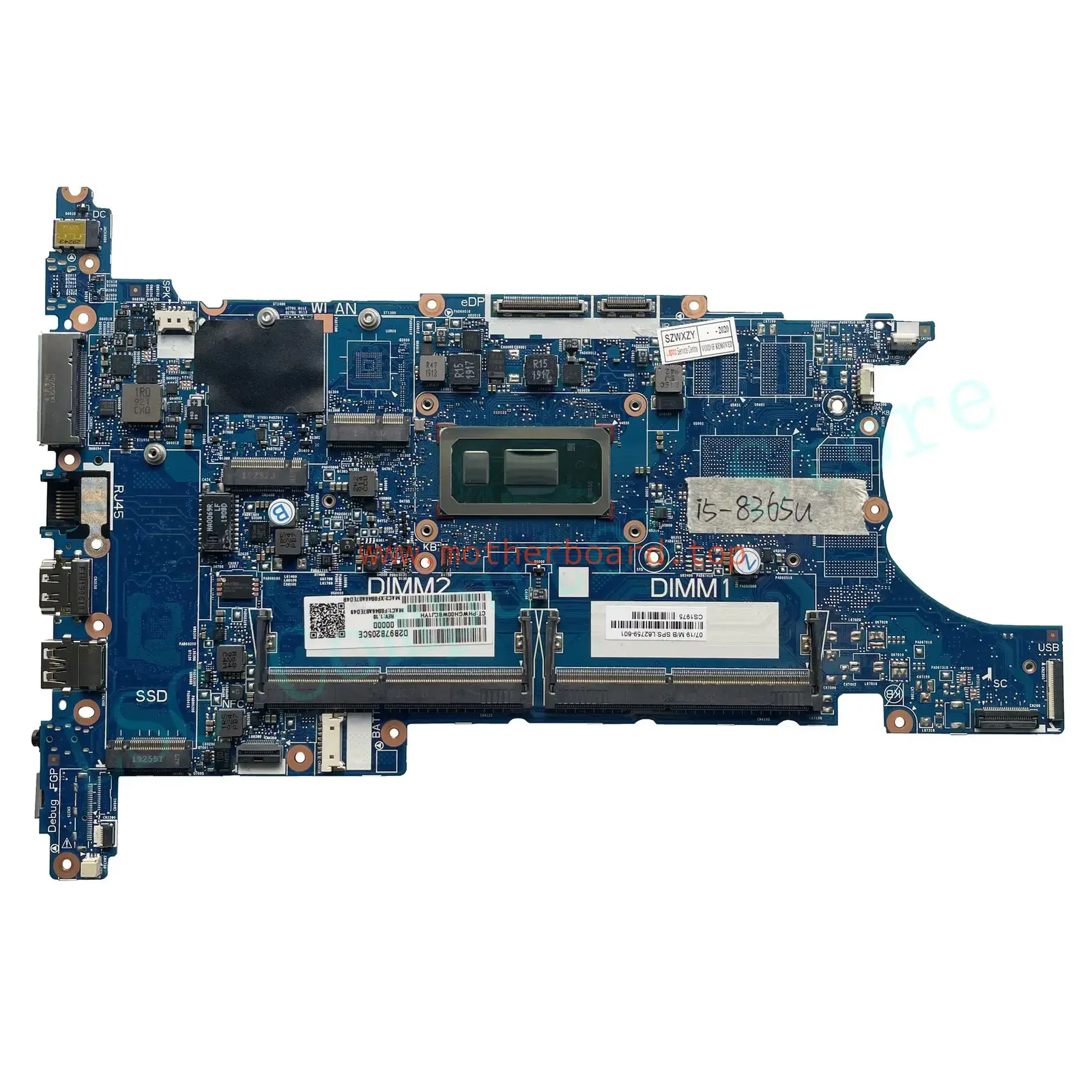 FOR HP EliteBook 840 G6 850 G6 Motherboard I5-8365U L62759-601 L62759-001 DDR4
