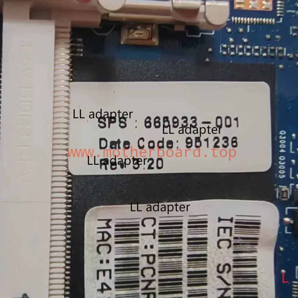665933-001 Mainboard For HP ENVY 15 17 Notebook Motherboard Tested OK 2