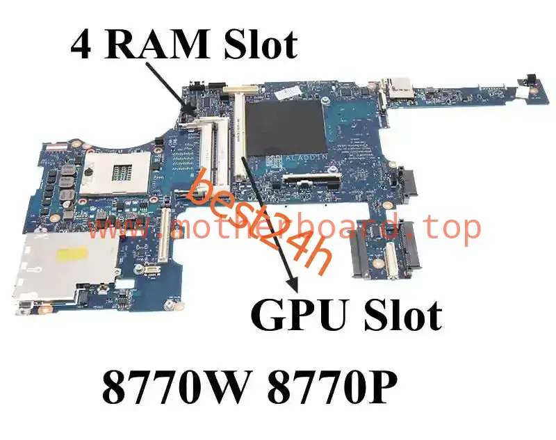 For HP 8770w Motherboard 6050A2479201-MB-A02 688746-001 688746-501 688746-601 OK