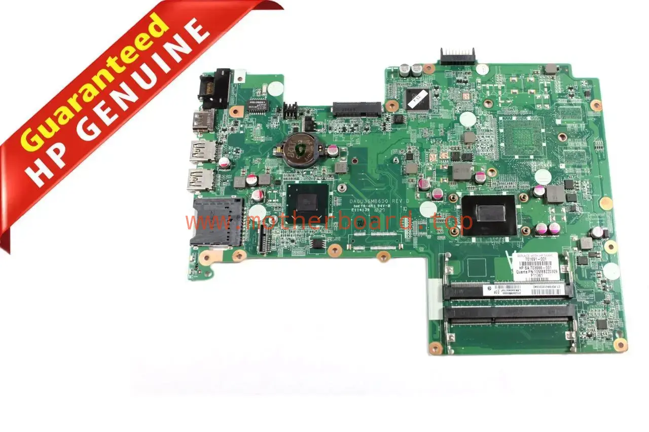 New Genuine OEM HP Pavilion Sleekbook 15 15T Series DDR3 MotherBoard 701691-001