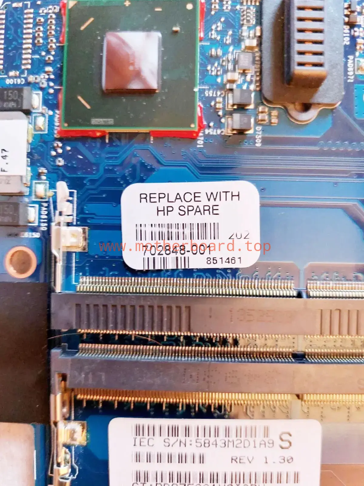 For HP 9470m Motherboard I7-3667U CPU 6050A2514101-MB-A03 702848-501 702848-001 2