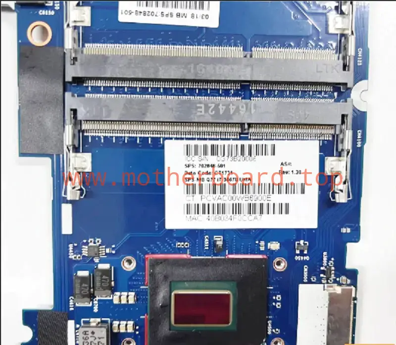For HP 9470m Motherboard I7-3667U CPU 6050A2514101-MB-A03 702848-501 702848-001 4