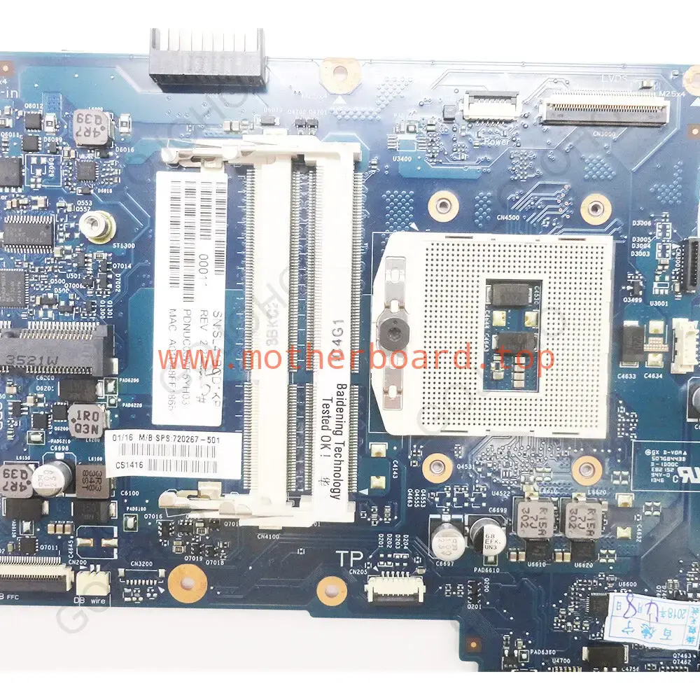 Motherboard-720267-501 720267-001 For HP 17T 17-J 17T-J Laptop With GT750M 3