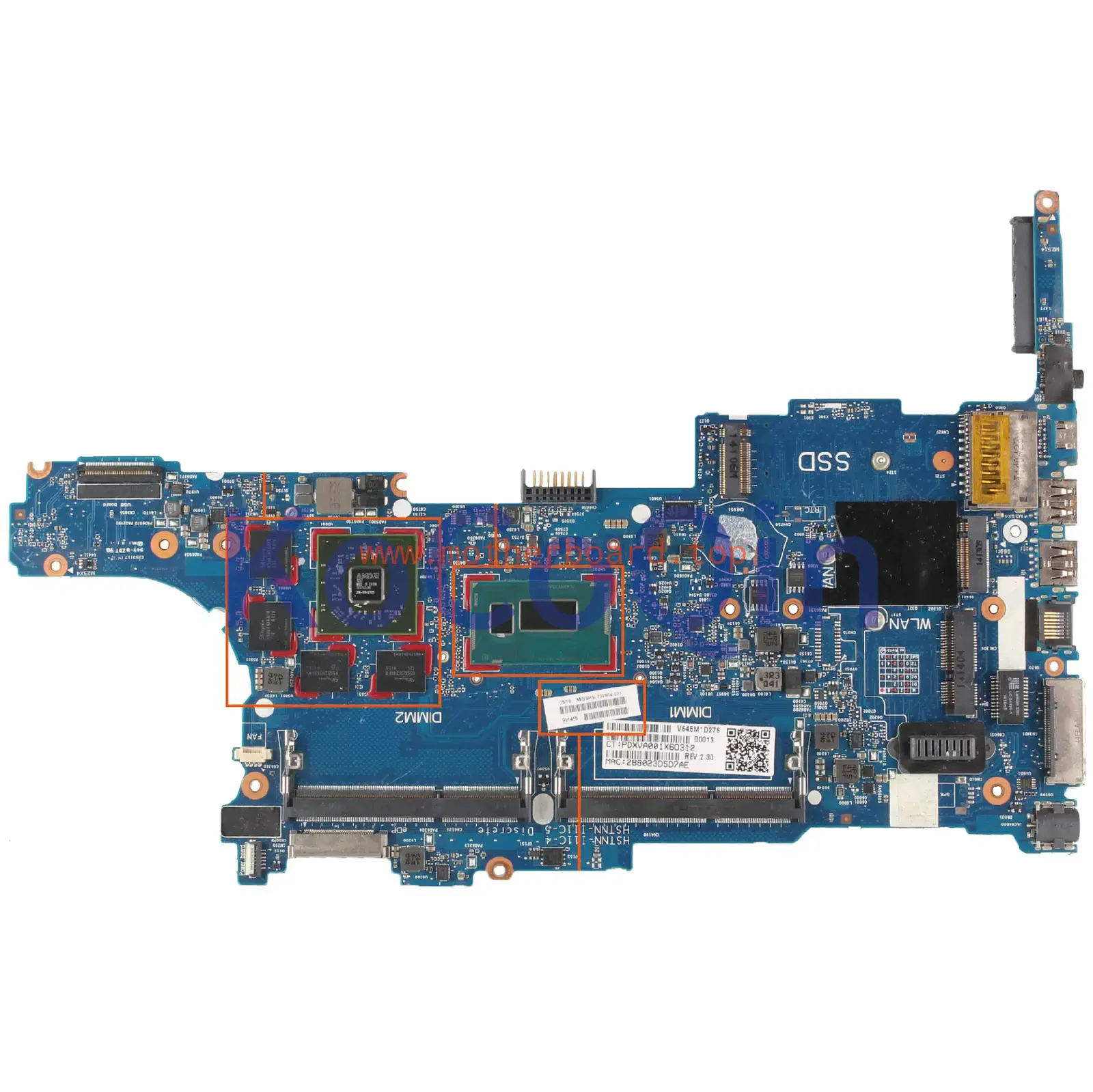730804-001 FOR HP Elitebook 840 850 G1 Motherboard I5-4300U 6050A2559101-MB-A03