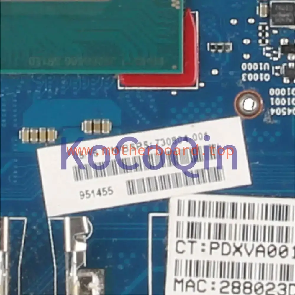 730804-001 FOR HP Elitebook 840 850 G1 Motherboard I5-4300U 6050A2559101-MB-A03 3