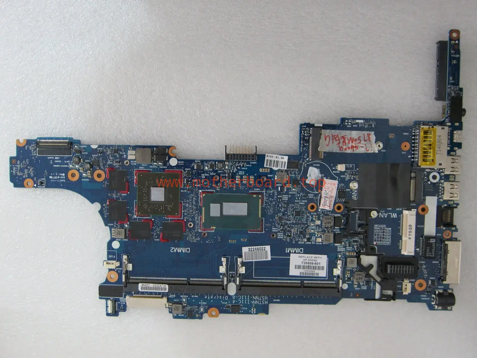 For HP Laptop 850 G1 840 G1 730809-601 730809-001 Motherboard with I7-4600U
