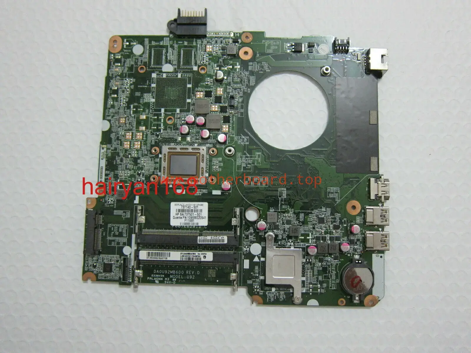 MOTHERBOARD MOTHERBOARD for HP Pavilion TouchSmart 15-n029so - 737140-501