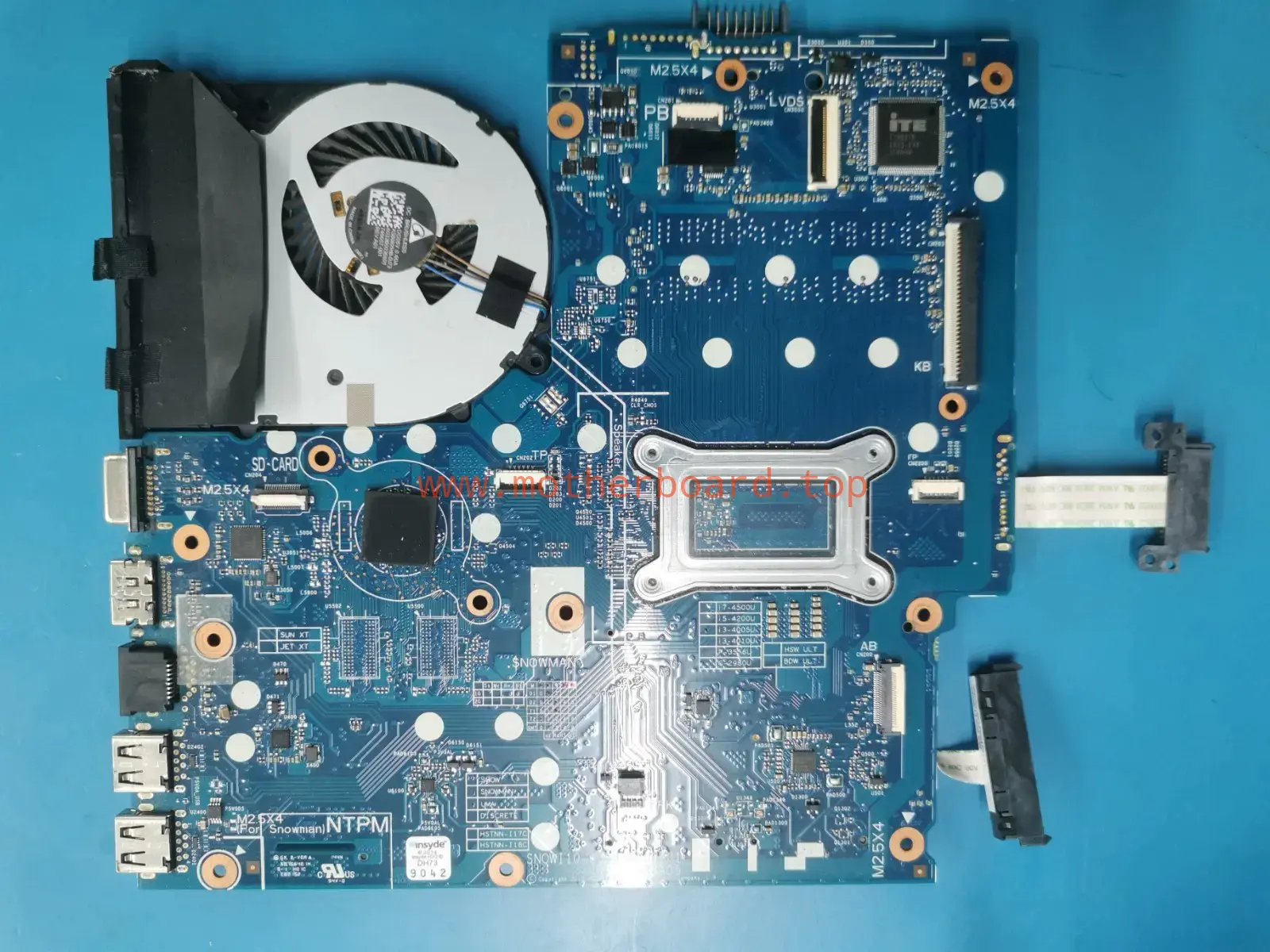 HP 350 G1 i3 motherboard for spares/repairs p/n - 758028-001 3