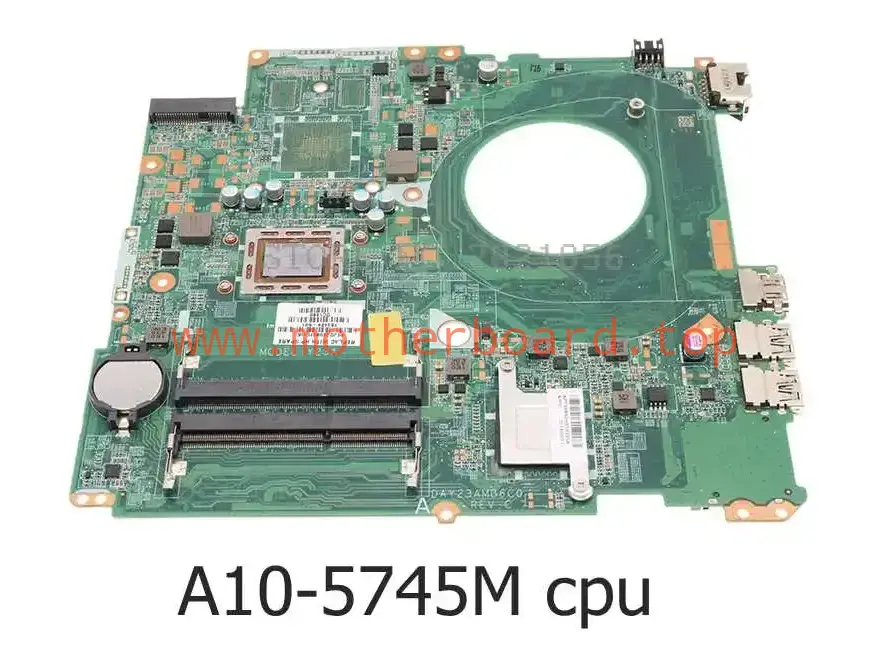 For HP Pavilion 17-F Laptop Motherboard 763424-501 DAY23AMB6F0 A10-5745M Y23A