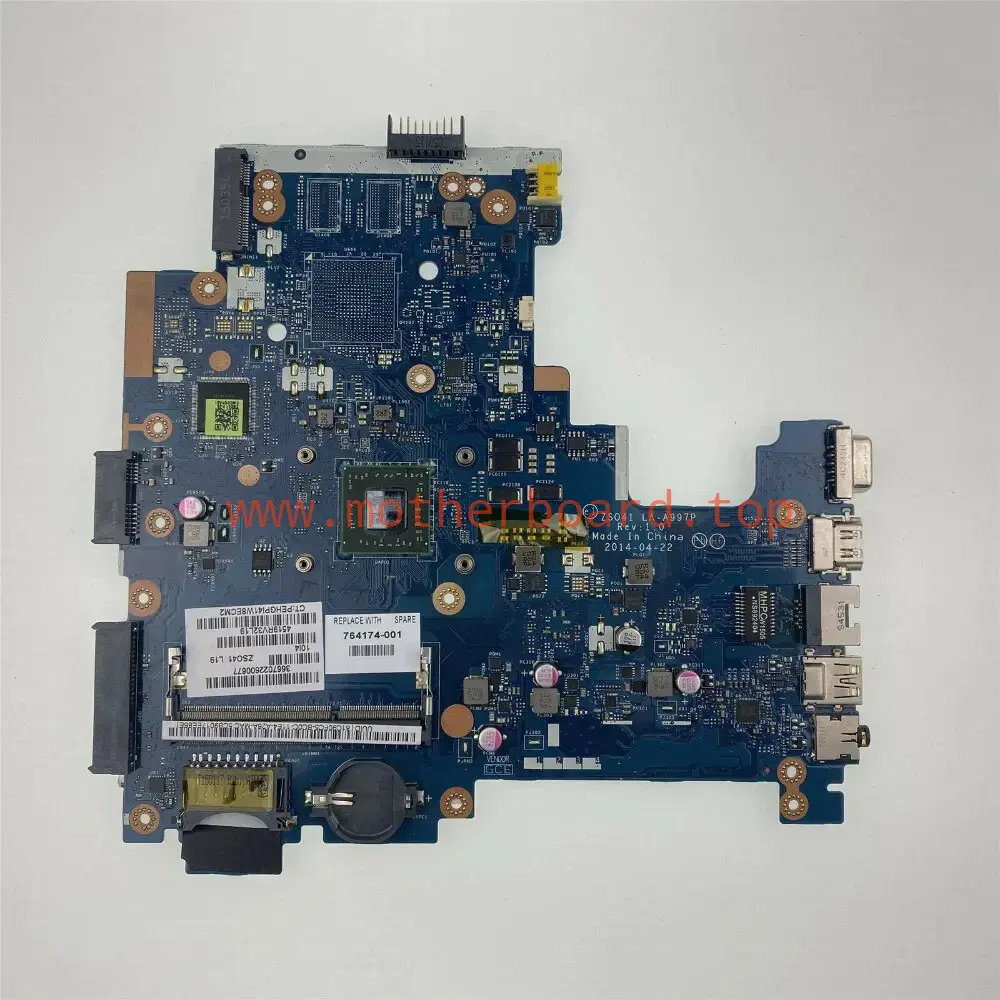 For HP 14-G Series 245 G3 764174-001/501/601 E1-6010U LA-A997P Laptop Mainboard