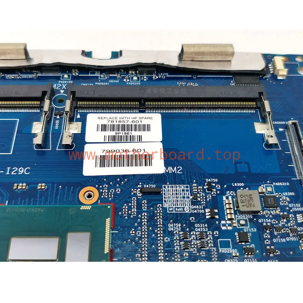 For HP EliteBook 820 G2 720 G2 I7-5500U Motherboard 6050A2635701 781857-601 4