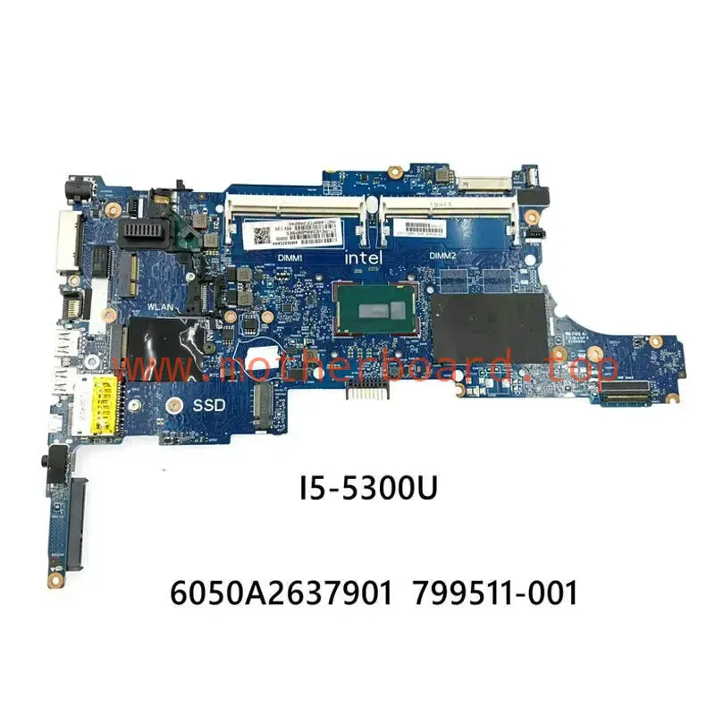 Motherboard For HP Elitebook 840 G2 - 799511-001 Intel I5-5300U CPU