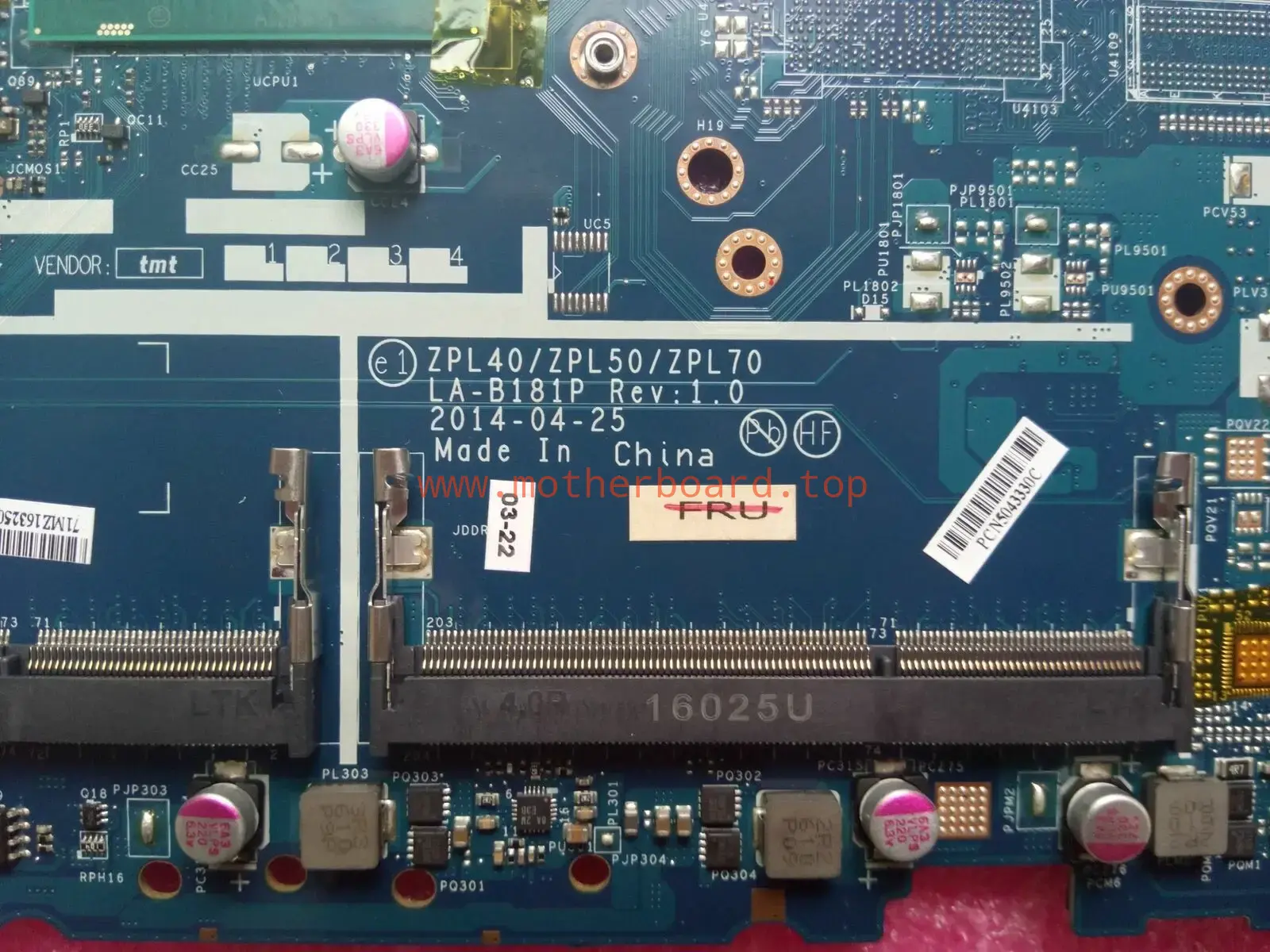 799555-501/601 For HP ProBook 450 G2 Series with i7-5500U Laptop Motherboard 3