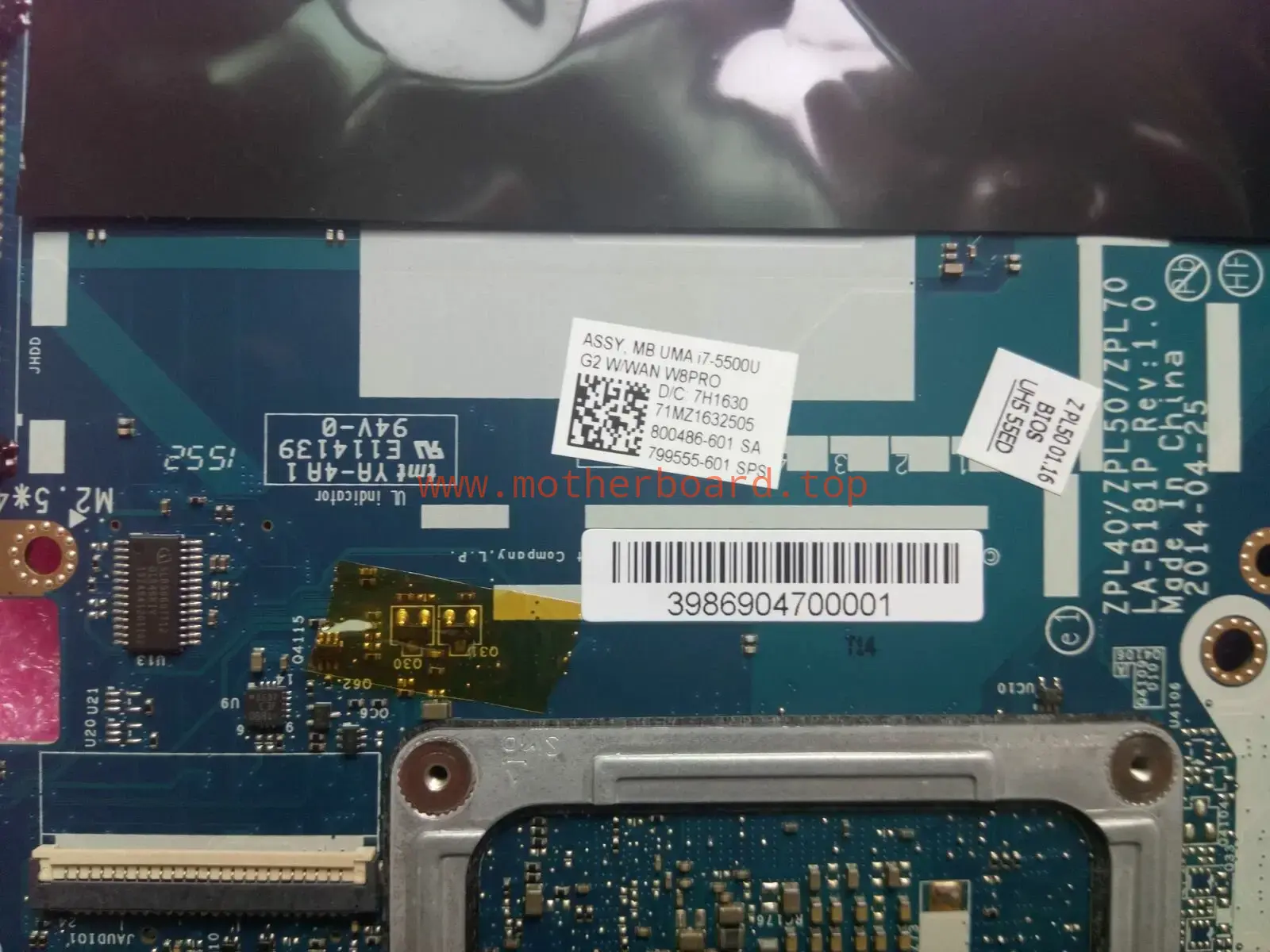 799555-501/601 For HP ProBook 450 G2 Series with i7-5500U Laptop Motherboard 4